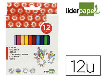 Etui de 12 crayons cire Cera assortis