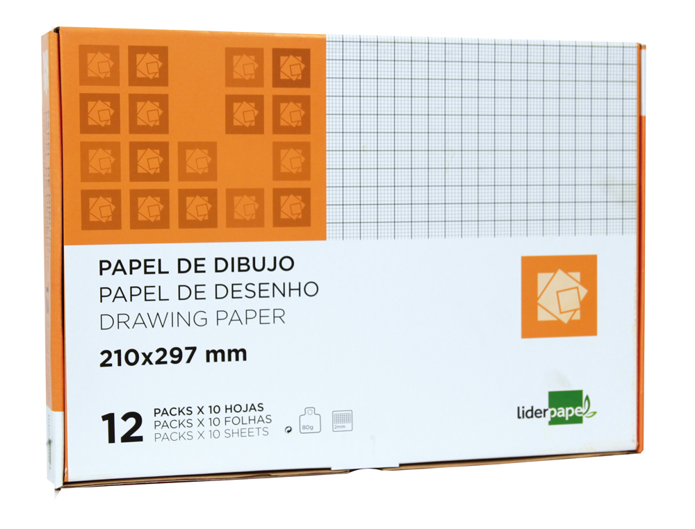 🎨 🖌 PAPIER LIDERPAPEL a4 80g/m2 LOT DE 500 FEUILLES